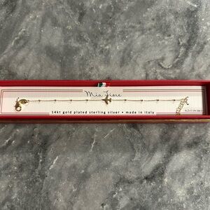 Mia Fiore Gold Airplane Bracelet